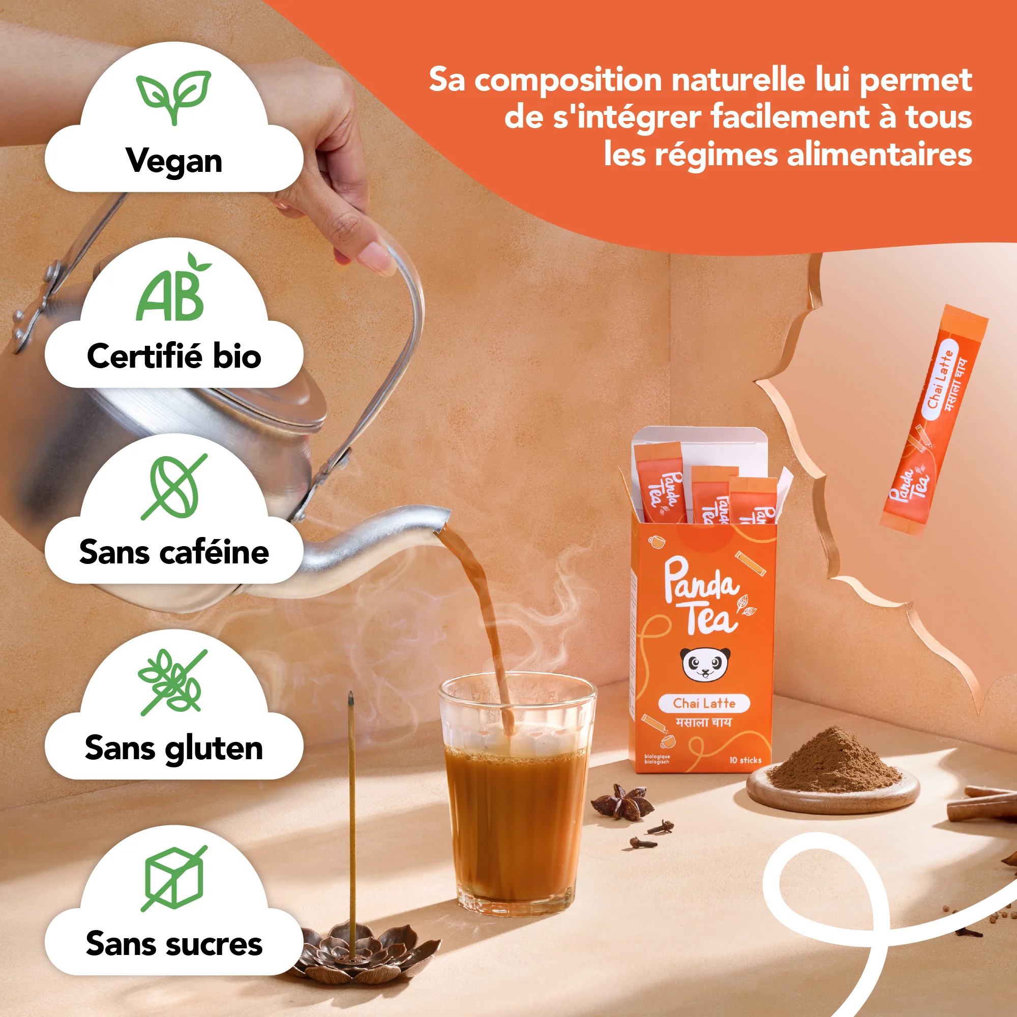 Chai Latte Bio en Sticks - Image 5