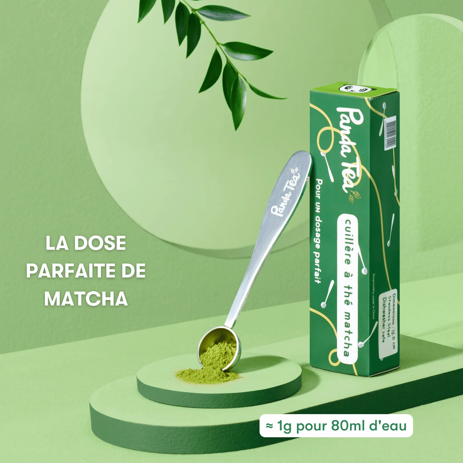 Cuillère à Matcha en Inox - Image 5