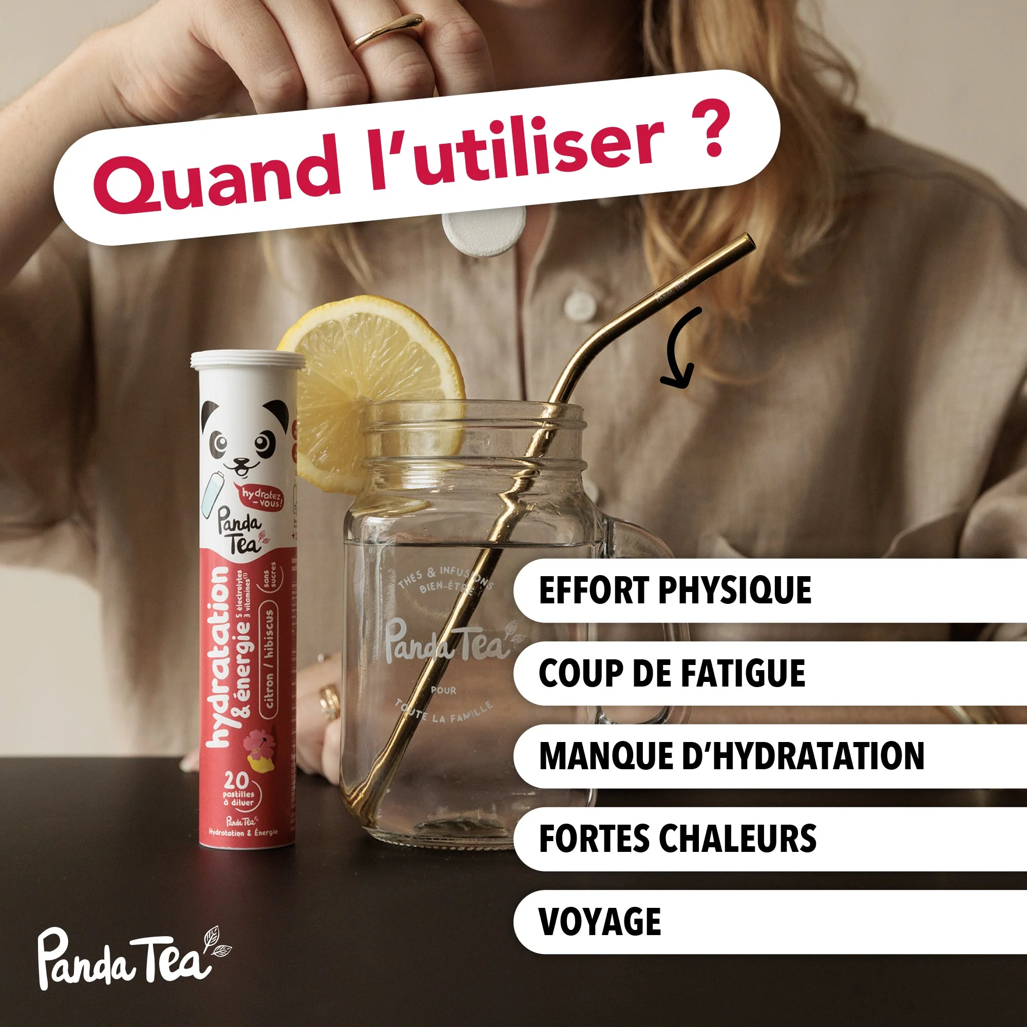 Pastilles Hydratation & Énergie - Hibiscus-Citron - Image 4
