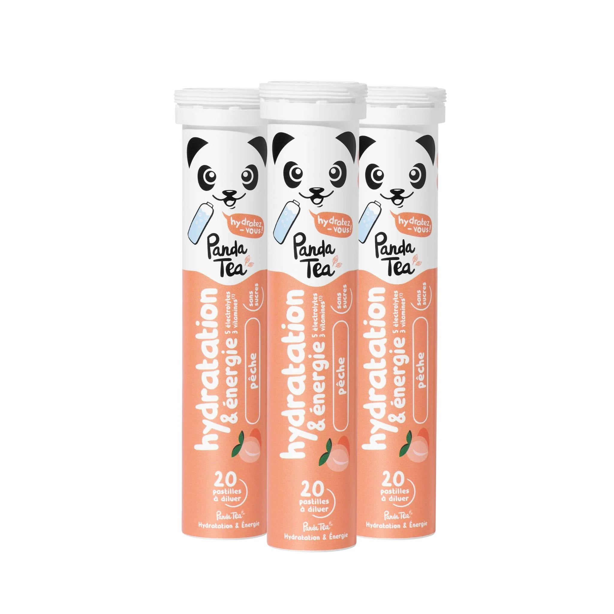 Pastilles Hydratation & Énergie - Pêche - Image 9