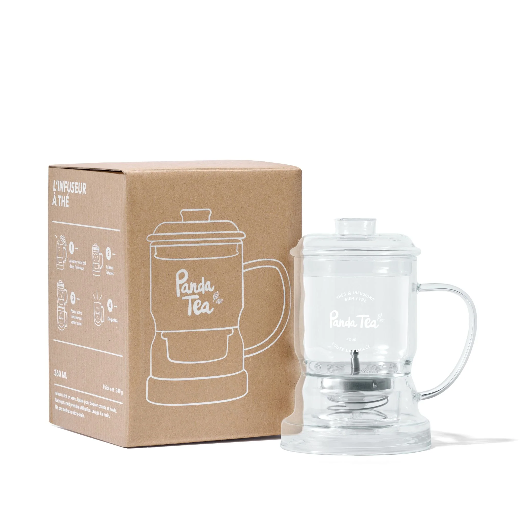 Infuseur à Thé en Verre - 360 mL - Image 3