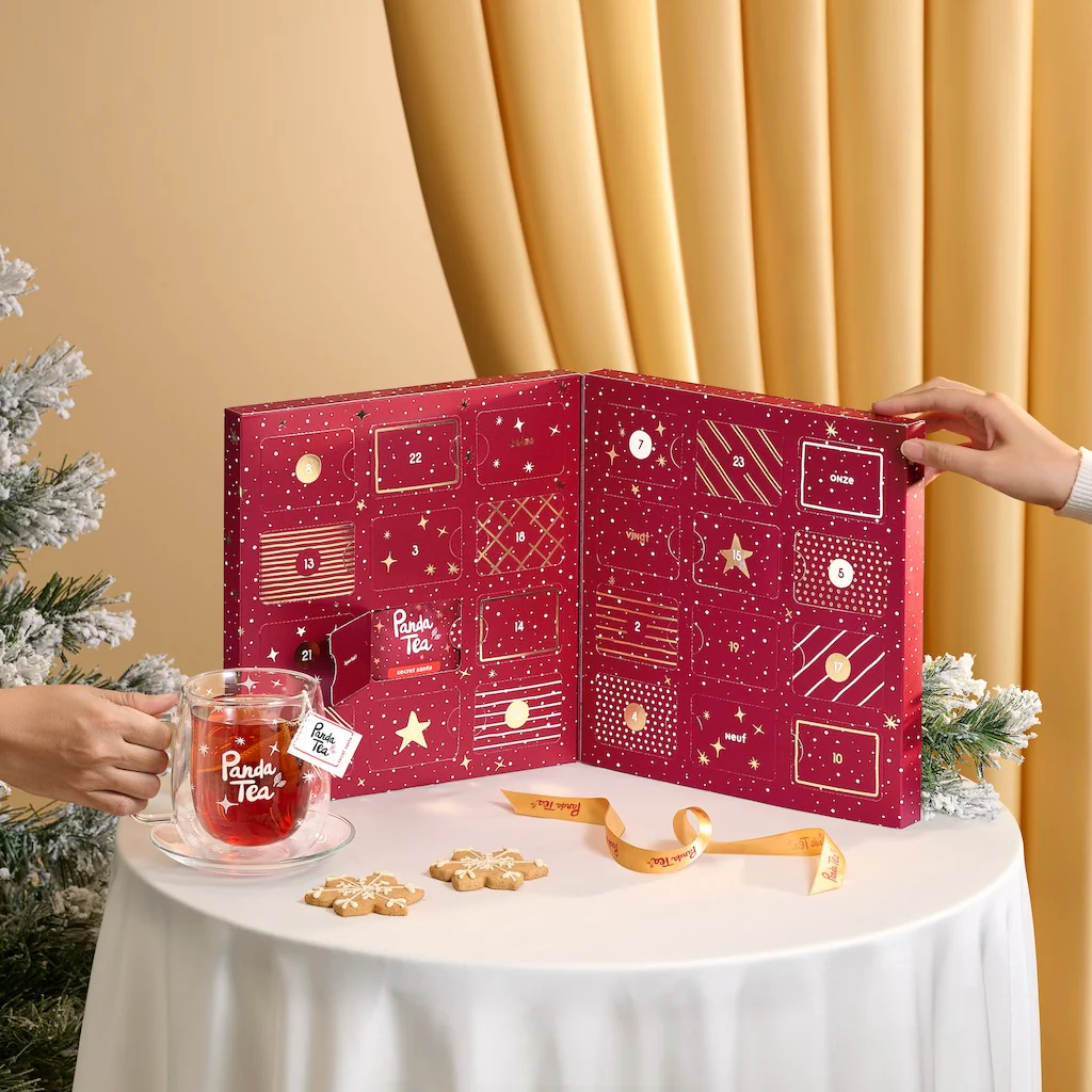 Calendrier de l'avent, Roue enchan-thé 36 sachets, Coffret 20 sachets & Thé de Noël - Image 3