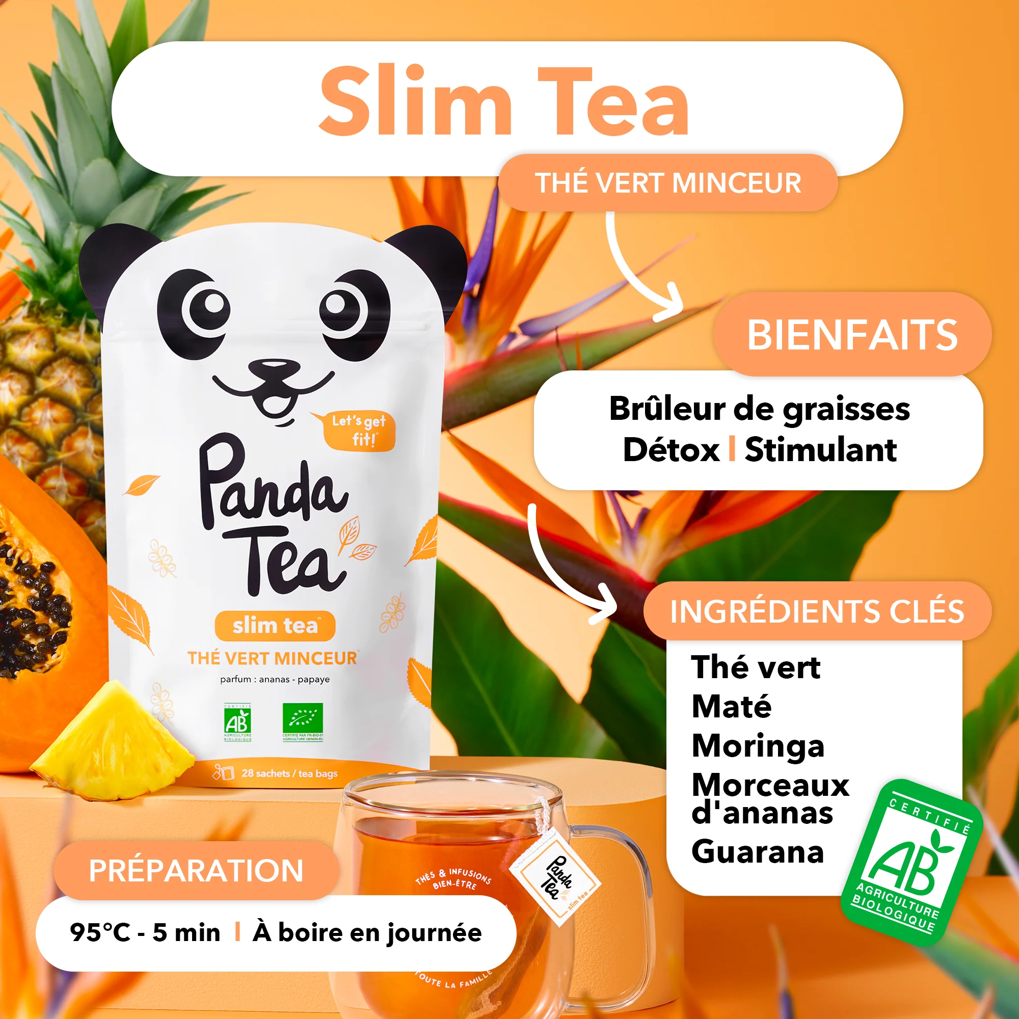 Slim Tea Ananas - Papaye - Image 3