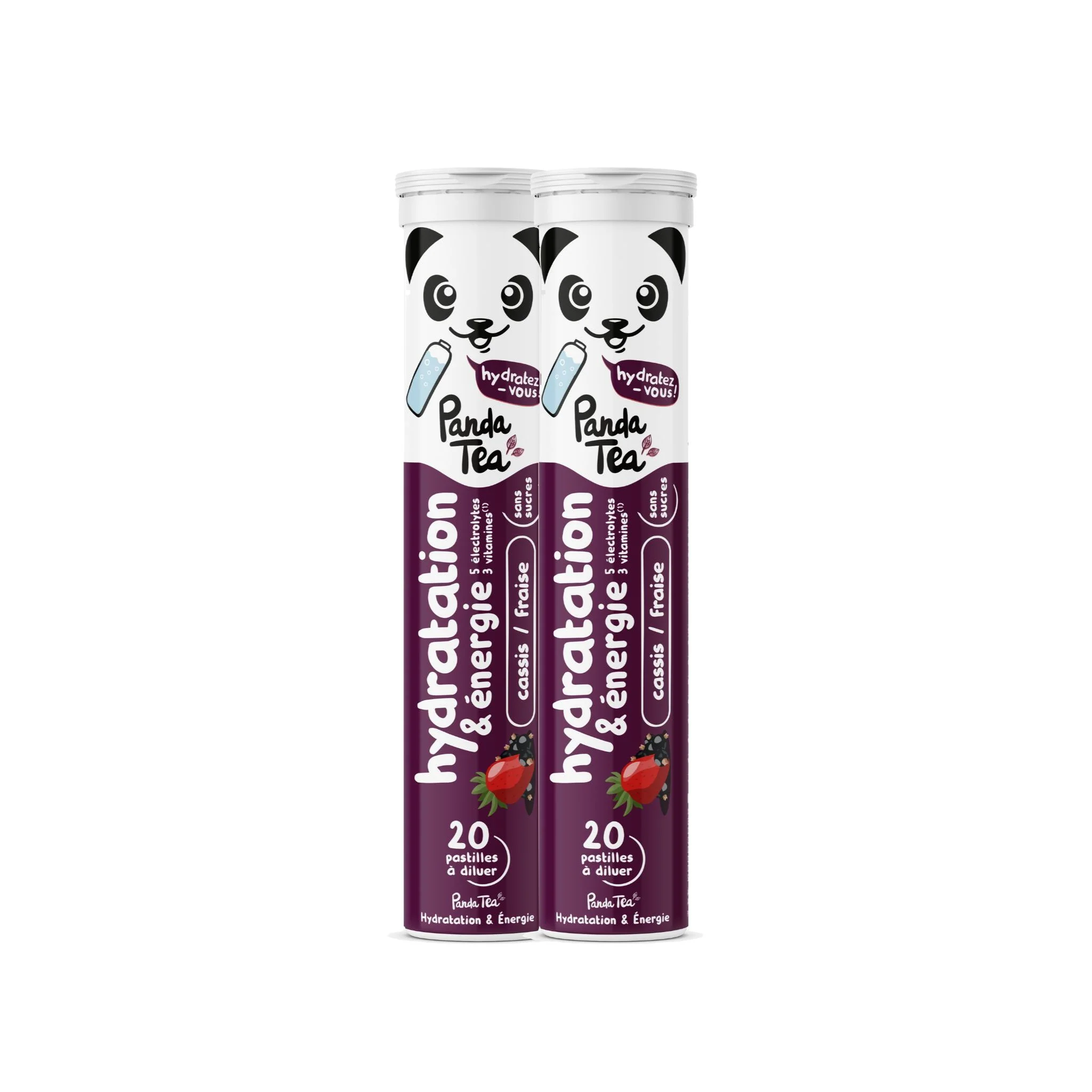 Pastilles Hydratation & Énergie - Cassis-Fraise - Image 3