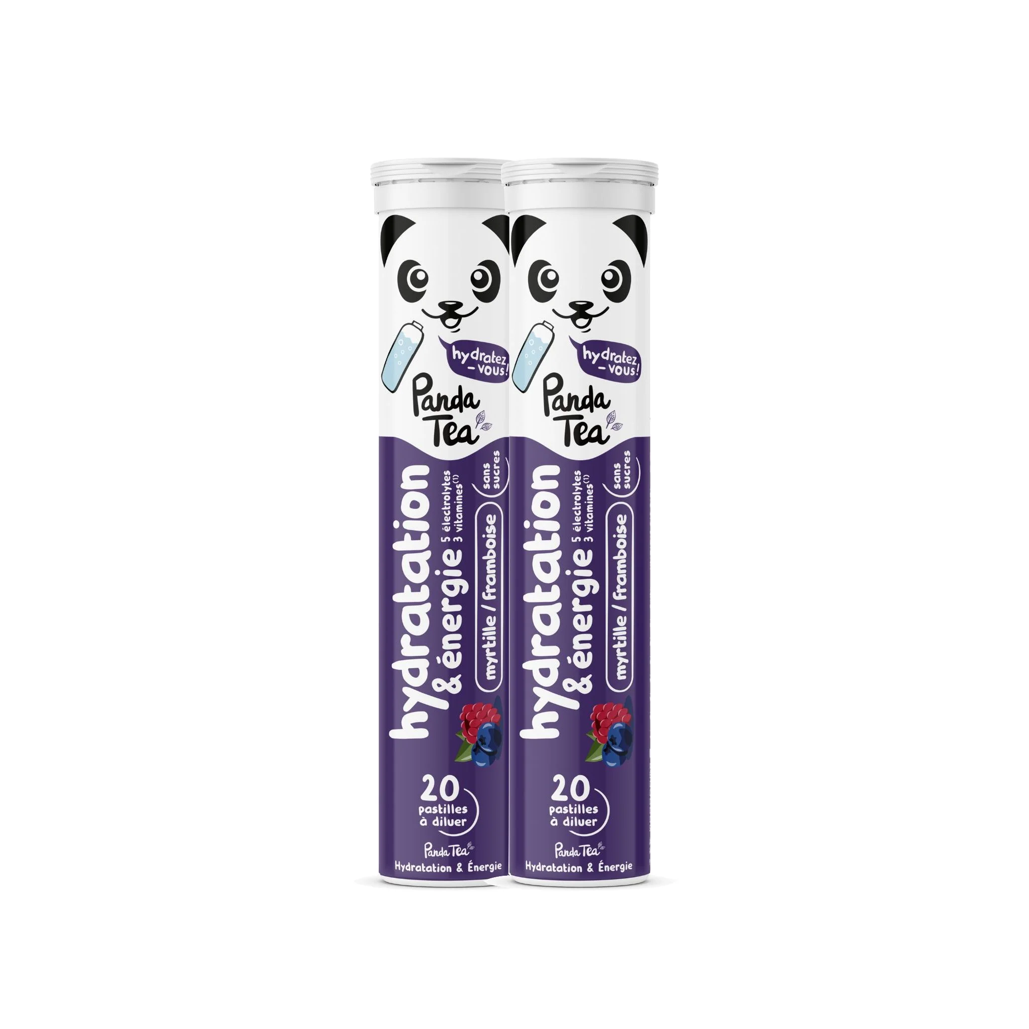 Pastilles Hydratation & Énergie - Myrtille-Framboise - Image 3