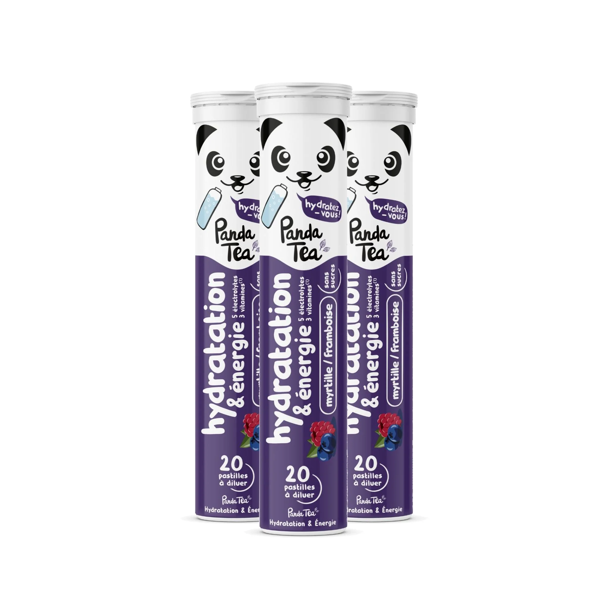 Pastilles Hydratation & Énergie - Myrtille-Framboise - Image 4