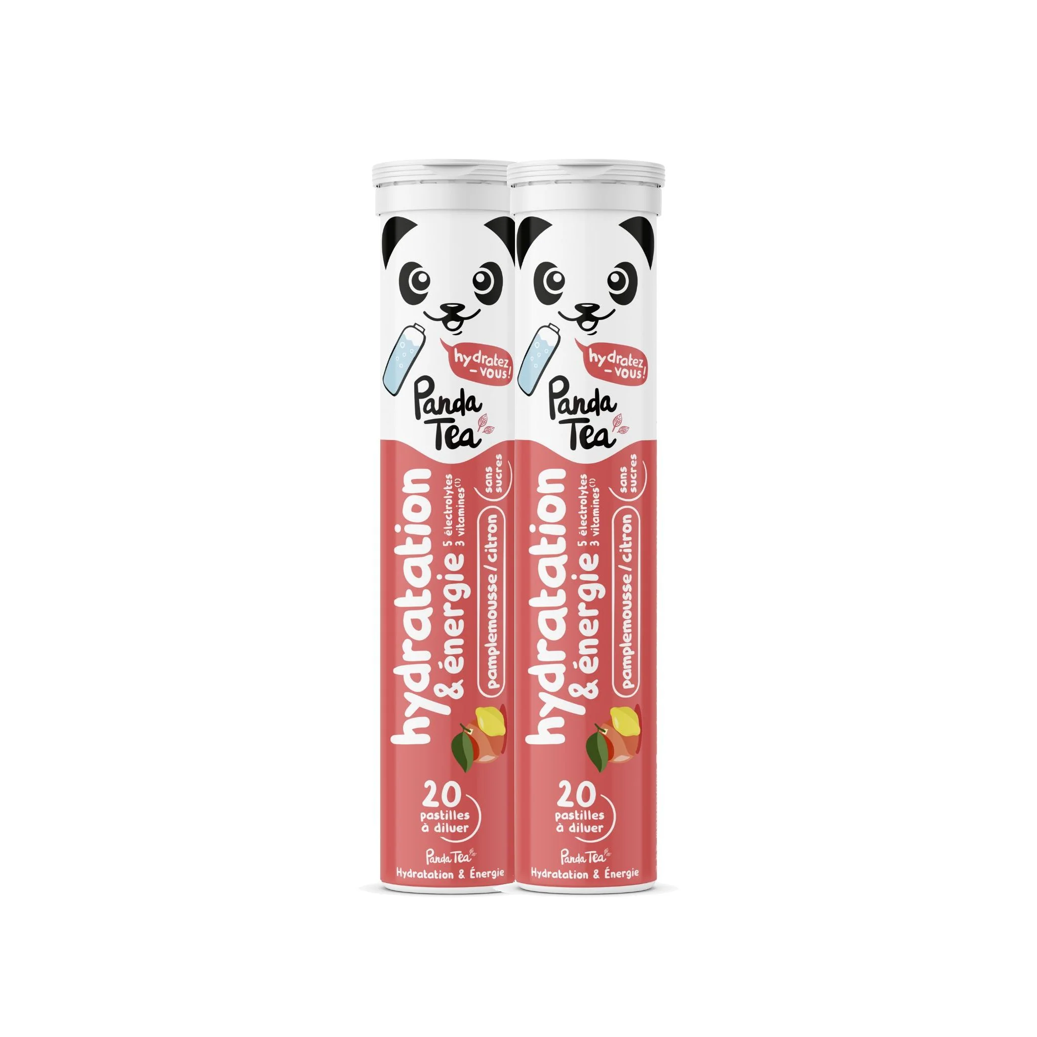 Pastilles Hydratation & Énergie - Pamplemousse-Citron - Image 3