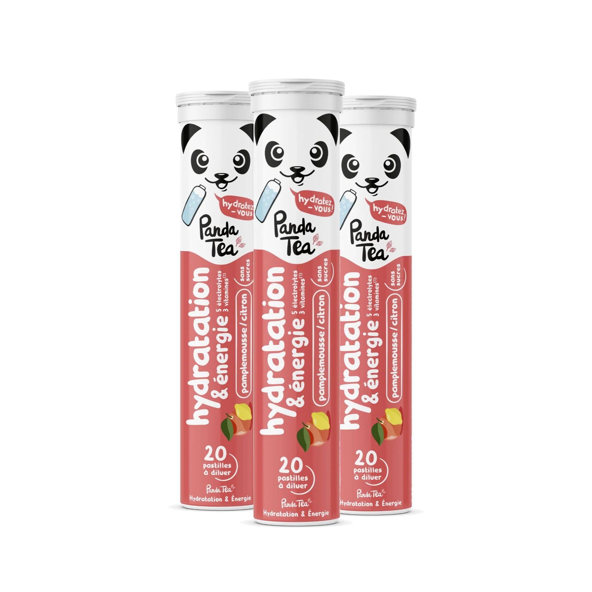 Pastilles Hydratation & Énergie - Pamplemousse-Citron - Image 4