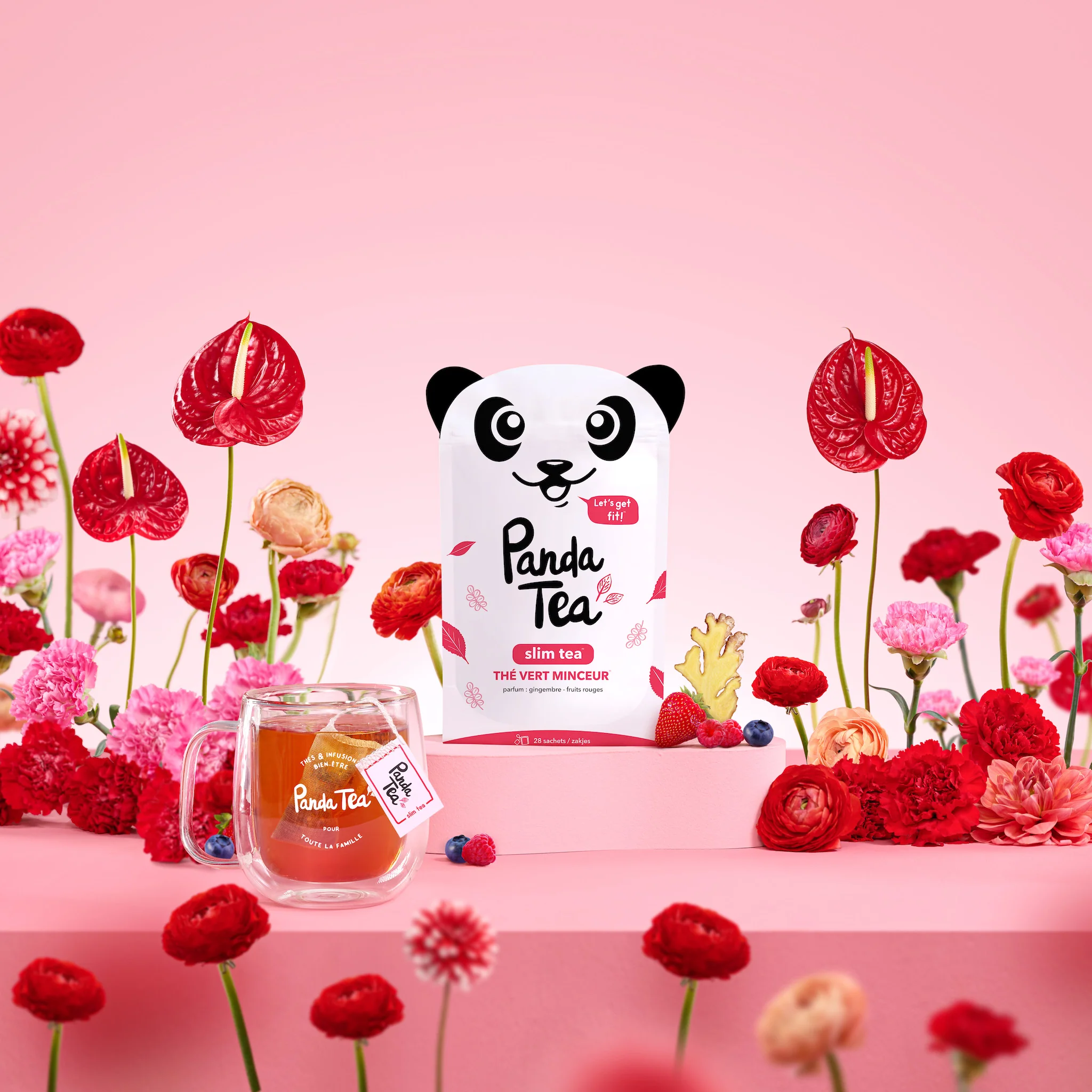 Slim Tea Gingembre - Fruits Rouges - Image 2