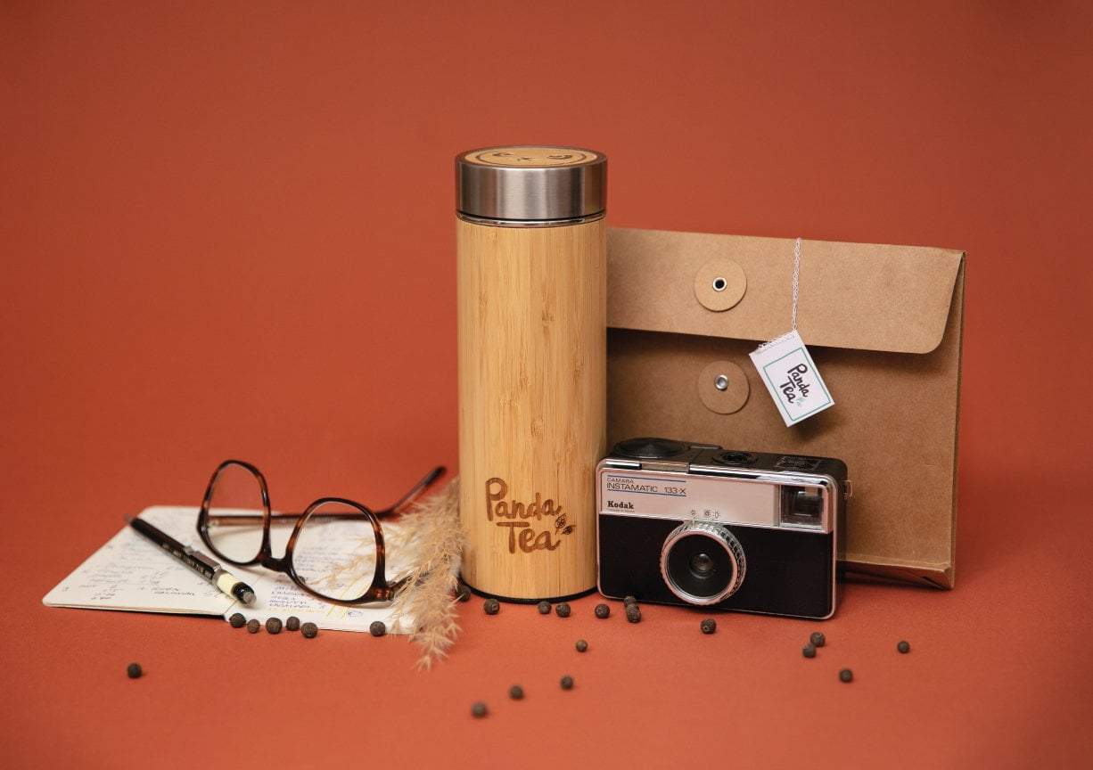 Thermos en Bambou avec Infuseur - 360 mL - Image 3