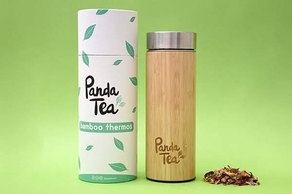 Thermos en Bambou avec Infuseur - 360 mL - Image 5