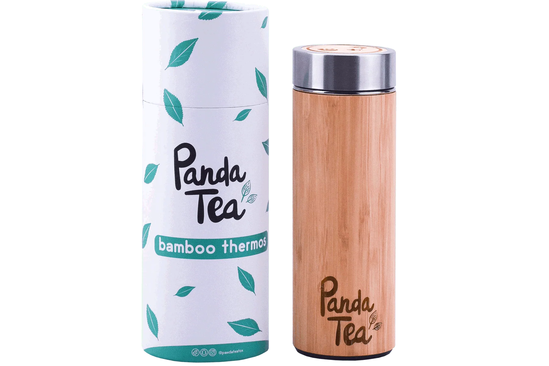 Thermos en Bambou avec Infuseur - 360 mL - Image 7